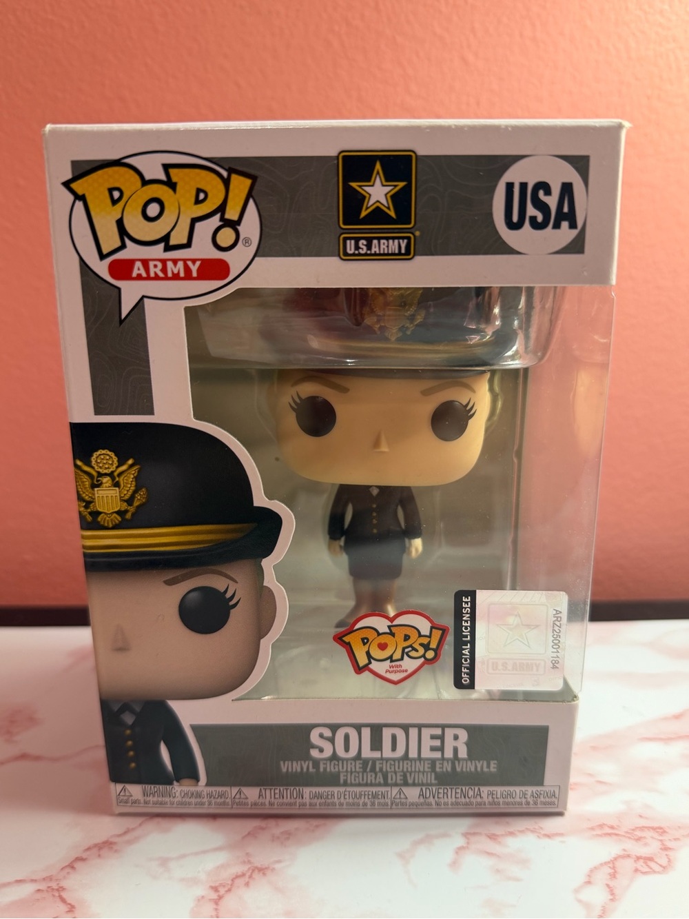 Funko Soldier Pop! Vinyl Figure - Black, White, Gold